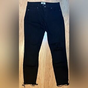 Paige Verdugo Ankle Black Jeans size 30